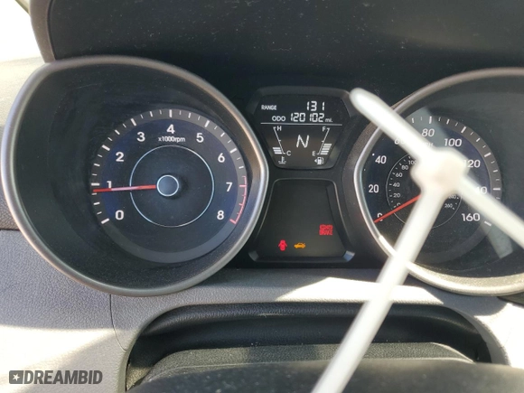 2013 Hyundai Elantra GLS with VIN 5NPDH4AE4DH186159, listed as a Copart auction lot 50021485 with 120,102 mi miles and Salvage Title. Bid and sale history available at carsss.com. Image 9.