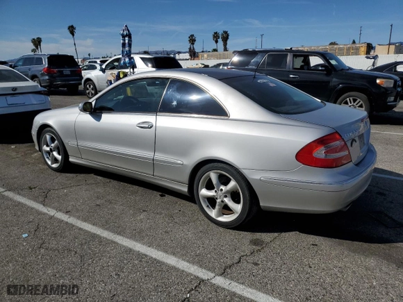 2003 Mercedes-Benz CLK-Class 3.2L with VIN WDBTJ65J03F062500, listed as a Copart auction lot 46265555 with 194,196 mi miles and Salvage Title. Bid and sale history available at carsss.com. Image 2.