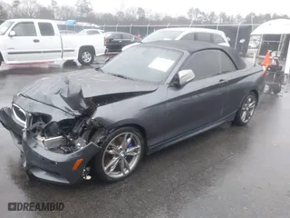 2015 BMW 2 Series M235i with VIN WBA1M1C50FV393092, listed as a IAAI auction lot 41507537 with 79,321 mi miles. Bid and sale history available at carsss.com. Image 17.