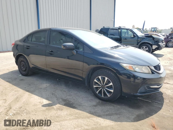 2014 Honda Civic LX z VIN 19XFB2F55EE266762, wystawiony jako Copart lot #56137175 z przebiegiem 147 026 mil mil oraz Szkoda całkowita • Salvage title. Historia ofert i sprzedaży dostępna na DreamBid. Obrazek 4.