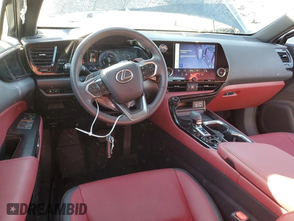 2024 Lexus NX 350h with VIN 2T2AKCEZ1RC025852, listed as a Copart auction lot 76805884 with 15,777 mi miles and Salvage title. Bid and sale history available at DreamBid. Image 8.