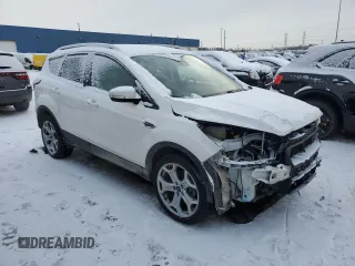 2017 Ford Escape Titanium with VIN 1FMCU9JD0HUE33552, listed as a Copart auction lot 45757535 with 59,628 mi miles and Clean Title. Bid and sale history available at carsss.com. Image 4.