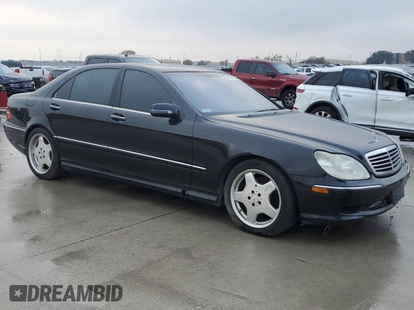 2002 Mercedes-Benz S-Class 5.0L with VIN WDBNG75J32A238335, listed as a Copart auction lot 83335234 with 123,471 mi miles and Clean Title. Bid and sale history available at carsss.com. Image 4.