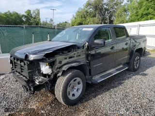 2022 Chevrolet Colorado 2WD Z71 with VIN 1GCGSDEN7N1185718, listed as a Copart auction lot 50236814 with 18,602 mi miles and Salvage Title. Bid and sale history available at carsss.com. Image 1.