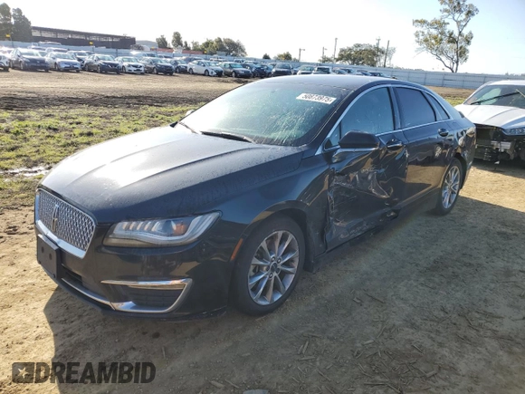 2017 Lincoln MKZ Hybrid Premiere with VIN 3LN6L5KU6HR619174, listed as a Copart auction lot 50873975 with 164,822 mi miles and Salvage Title. Bid and sale history available at carsss.com. Image 1.