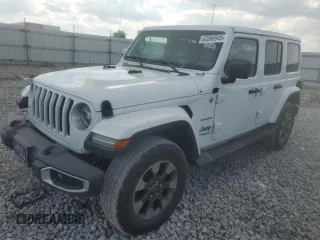 2018 Jeep Wrangler Unlimited Sahara with VIN 1C4HJXEGXJW125715, listed as a Copart auction lot 63366945 with 60,632 mi miles and Salvage title. Bid and sale history available at DreamBid. Image 1.