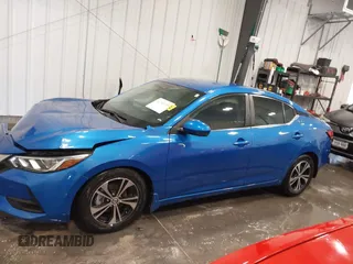 2020 Nissan Sentra SV with VIN 3N1AB8CV3LY220654, listed as a IAAI auction lot 41740719 with 27,546 mi miles and . Bid and sale history available at DreamBid. Image 14.