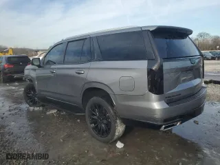 2021 Cadillac Escalade Premium Luxury with VIN 1GYS4BKL8MR197141, listed as a Copart auction lot 41915145 with 104,603 mi miles and Salvage Title. Bid and sale history available at carsss.com. Image 2.
