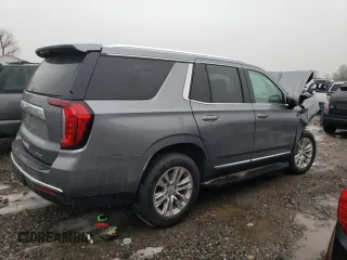 2022 GMC Yukon SLT with VIN 1GKS2BKD5NR200796, listed as a Copart auction lot 42435585 with 58,818 mi miles and Salvage Title. Bid and sale history available at carsss.com. Image 3.