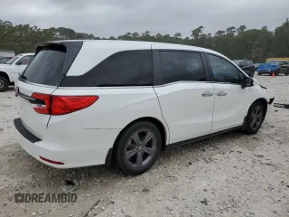 2021 Honda Odyssey EX with VIN 5FNRL6H56MB025283, listed as a Copart auction lot 51373475 with 25,851 mi miles and Salvage Title. Bid and sale history available at DreamBid. Image 3.