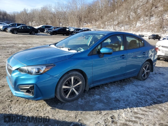 2019 Subaru Impreza Premium with VIN 4S3GKAD61K3612495, listed as a Copart auction lot 45700535 with 67,704 mi miles and Salvage title. Bid and sale history available at DreamBid. Image 1.
