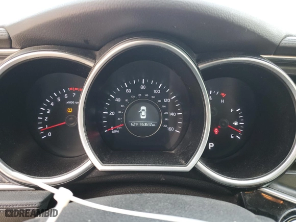 2014 Kia Optima EX with VIN 5XXGN4A76EG343677, listed as a Copart auction lot 47235465 with 163,612 mi miles and Salvage Title. Bid and sale history available at carsss.com. Image 9.