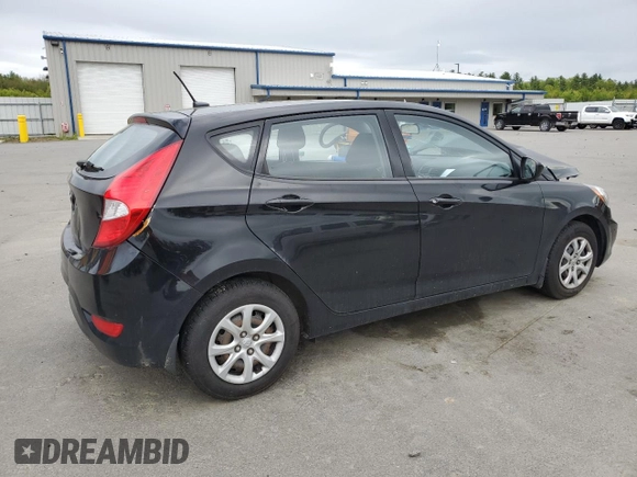 2012 Hyundai Accent GS with VIN KMHCT5AE3CU046765, listed as a Copart auction lot 57383685 with Not provided miles and Clean title. Bid and sale history available at DreamBid. Image 3.
