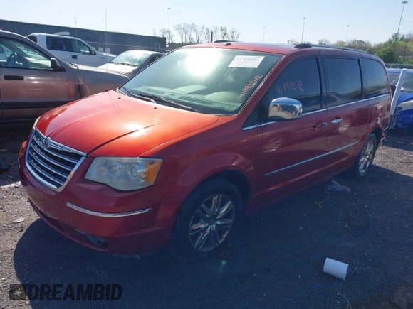 2008 Chrysler Town & Country Limited with VIN 2A8HR64X98R629057, listed as a IAAI auction lot 41990242 with 261,501 mi miles. Bid and sale history available at carsss.com. Image 2.