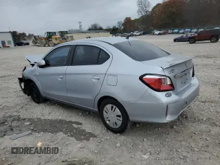 2021 Mitsubishi Mirage ES with VIN ML32FUFJ7MHF01737, listed as a Copart auction lot 82225724 with 71,327 mi miles and Salvage title. Bid and sale history available at DreamBid. Image 2.