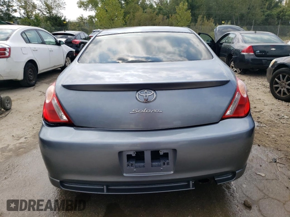 2006 Toyota Solara SE with VIN 4T1CE38P76U752051, listed as a Copart auction lot 68607234 with 117,269 mi miles and Salvage Title. Bid and sale history available at carsss.com. Image 6.