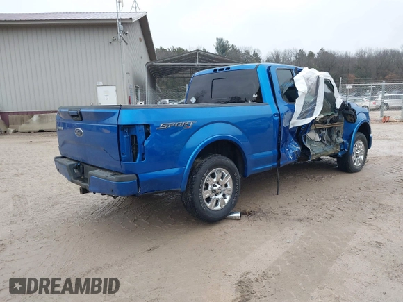 2016 Ford F-150 XLT with VIN 1FTEX1EP8GFC72915, listed as a IAAI auction lot 41199838 with 162,534 mi miles. Bid and sale history available at carsss.com. Image 4.