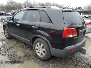 2012 Kia Sorento LX with VIN 5XYKT4A29CG196963, listed as a Copart auction lot 83060574 with 246,500 mi miles and Salvage Title. Bid and sale history available at carsss.com. Image 2.