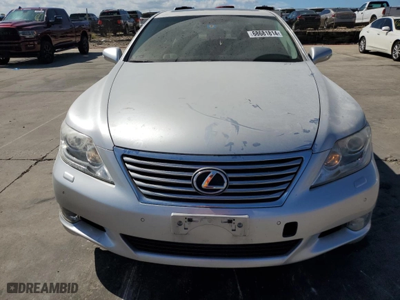 2011 Lexus LS 460 L with VIN JTHGL5EF9B5044325, listed as a Copart auction lot 68681814 with NaN miles and Salvage Title. Bid and sale history available at carsss.com. Image 5.