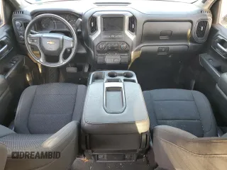 2022 Chevrolet Silverado 1500 Custom with VIN 1GCPYBEK9NZ127961, listed as a Copart auction lot 52880535 with 64,591 mi miles and Salvage Title. Bid and sale history available at DreamBid. Image 8.