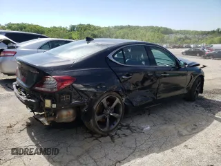 2019 Genesis G70 Advanced z VIN KMTG44LA2KU030841, wystawiony jako Copart lot #55983655 z przebiegiem 64 055 mil mil oraz Szkoda całkowita • Salvage title. Historia ofert i sprzedaży dostępna na DreamBid. Obrazek 3.