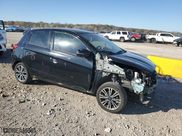 2017 Mitsubishi Mirage GT with VIN ML32A5HJ1HH017647, listed as a Copart auction lot 78607424 with 64,703 mi miles and Salvage Title. Bid and sale history available at carsss.com. Image 4.