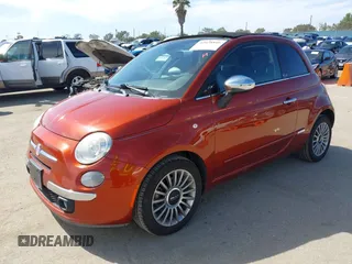 2012 FIAT 500 Gucci with VIN 3C3CFFER8CT370548, listed as a IAAI auction lot 42028846 with 74,091 mi miles. Bid and sale history available at carsss.com. Image 17.