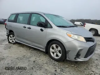 2018 Toyota Sienna L with VIN 5TDZZ3DC0JS926500, listed as a Copart auction lot 45276025 with 185,907 mi miles and Salvage Title. Bid and sale history available at carsss.com. Image 4.