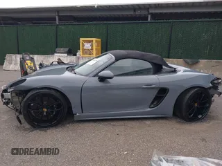 2023 Porsche 718 Spyder with VIN WP0CC2A83PS222034, listed as a IAAI auction lot 41222380 with 5,932 mi miles and . Bid and sale history available at DreamBid. Image 15.