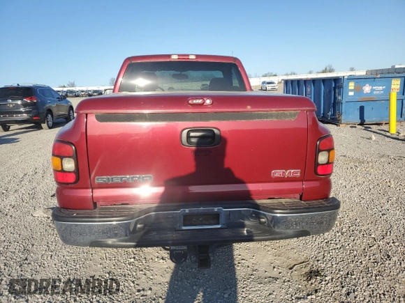 2004 GMC Sierra 1500 SLE with VIN 1GTEK14T64Z158936, listed as a Copart auction lot 52613305 with 100,797 mi miles and Salvage Title. Bid and sale history available at DreamBid. Image 6.