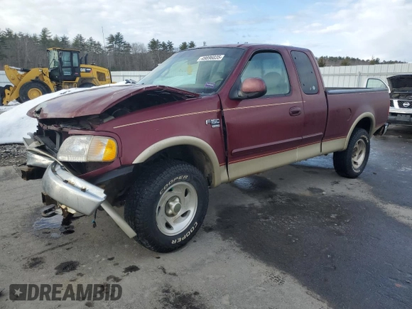 1999 Ford F-150 XL z VIN 2FTRX18L3XCA55634, wystawiony jako Copart lot #49896035 z przebiegiem 212 928 mil mil oraz Czysty tytuł • Clean title. Historia ofert i sprzedaży dostępna na DreamBid. Obrazek 1.