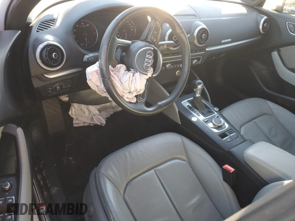 2017 Audi A3 Sedan Premium Plus with VIN WAUGUGFF0H1043635, listed as a Copart auction lot 42499675 with 117,886 mi miles and Salvage Title. Bid and sale history available at carsss.com. Image 8.