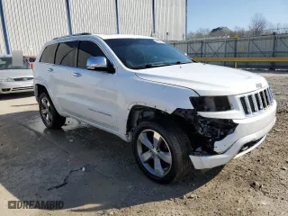 2014 Jeep Grand Cherokee Overland with VIN 1C4RJFCT9EC474712, listed as a Copart auction lot 48352775 with 155,134 mi miles and Non Repairable. Bid and sale history available at carsss.com. Image 4.