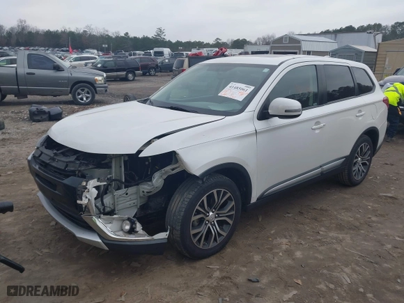 2017 Mitsubishi Outlander SE with VIN JA4AD3A36HZ039163, listed as a IAAI auction lot 41485061 with 87,035 mi miles. Bid and sale history available at carsss.com. Image 17.