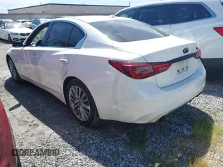 2020 Infiniti Q50 Edition 30 with VIN JN1EV7APXLM202808, listed as a IAAI auction lot 41988781 with 85,233 mi miles and . Bid and sale history available at DreamBid. Image 3.