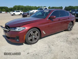 2023 BMW 5 Series 530i z VIN WBA53BH03PCM76567, wystawiony jako Copart lot #62285765 z przebiegiem 37 789 mil mil oraz Szkoda całkowita • Salvage title. Historia ofert i sprzedaży dostępna na DreamBid. Obrazek 1.