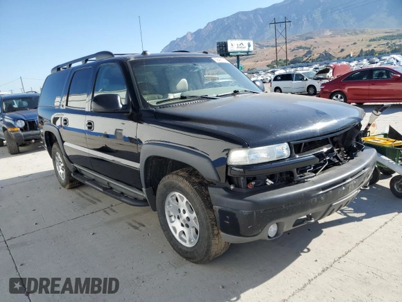2004 Chevrolet Suburban Z71 with VIN 3GNFK16Z14G148988, listed as a Copart auction lot 58481704 with 0 mi miles and Salvage Title. Bid and sale history available at carsss.com. Image 4.