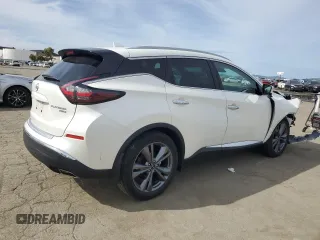 2023 Nissan Murano Platinum with VIN 5N1AZ2DS8PC101759, listed as a Copart auction lot 45998945 with 34,664 mi miles and Clean Title. Bid and sale history available at carsss.com. Image 3.