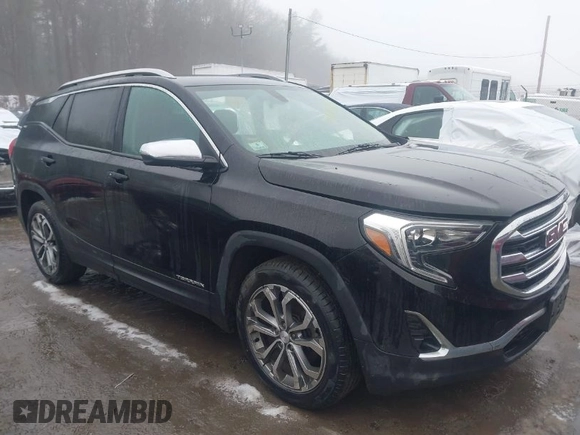 2018 GMC Terrain SLT with VIN 3GKALVEXXJL344278, listed as a IAAI auction lot 41565165 with 108,672 mi miles. Bid and sale history available at carsss.com. Image 1.