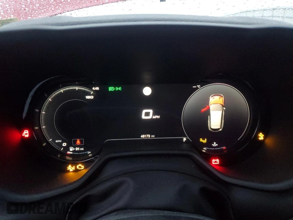 2023 Dodge Hornet GT Plus with VIN ZACNDFBN3P3A05713, listed as a Copart auction lot 81337164 with 46,173 mi miles and Salvage Title. Bid and sale history available at DreamBid. Image 9.