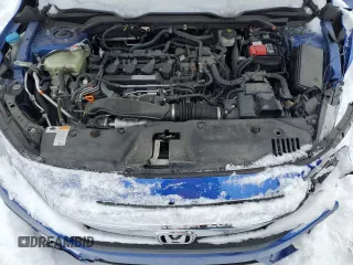 2017 Honda Civic Sedan EX-T with VIN 19XFC1F37HE201311, listed as a Copart auction lot 45459485 with 27,517 mi miles and Salvage Title. Bid and sale history available at carsss.com. Image 12.