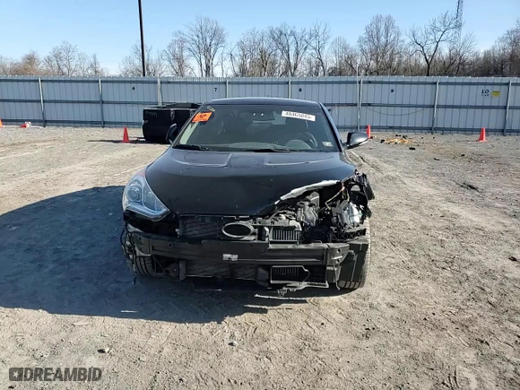 2013 Hyundai Veloster Turbo w/Black Int with VIN KMHTC6AE7DU157357, listed as a Copart auction lot 48465045 with 91,954 mi miles and Salvage Title. Bid and sale history available at carsss.com. Image 11.