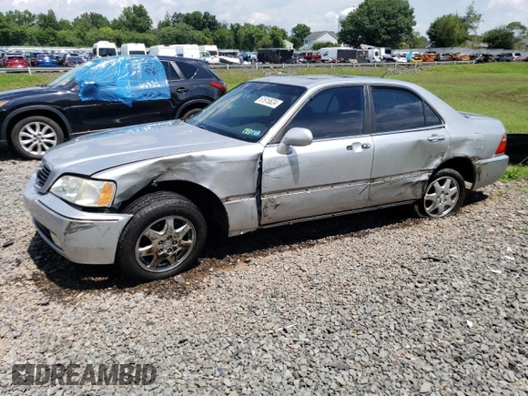 2002 Acura RL with VIN JH4KA96582C006545, listed as a Copart auction lot 61915624 with 159,038 mi miles and Salvage Title. Bid and sale history available at carsss.com. Image 1.