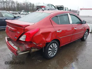 2015 Nissan Versa SV with VIN 3N1CN7AP7FL828807, listed as a IAAI auction lot 41849439 with 204,234 mi miles. Bid and sale history available at carsss.com. Image 4.