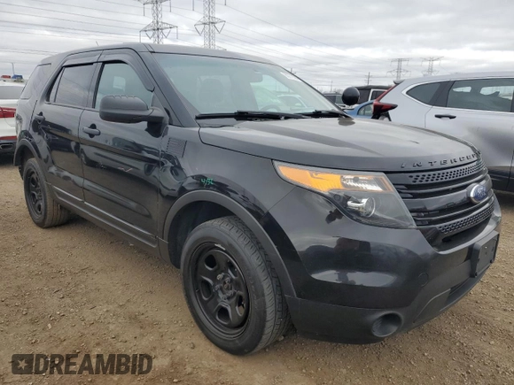 2015 Ford Utility Police Interceptor with VIN 1FM5K8AR7FGB32387, listed as a Copart auction lot 80270504 with 181,723 mi miles and Salvage Title. Bid and sale history available at carsss.com. Image 4.