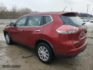 2015 Nissan Rogue S with VIN KNMAT2MTXFP530651, listed as a Copart auction lot 83643674 with 161,201 mi miles and Salvage Title. Bid and sale history available at carsss.com. Image 2.