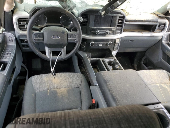 2023 Ford F-150 XL with VIN 1FTEW1EP1PFB86459, listed as a Copart auction lot 60636815 with 39,423 mi miles and Clean title. Bid and sale history available at DreamBid. Image 8.