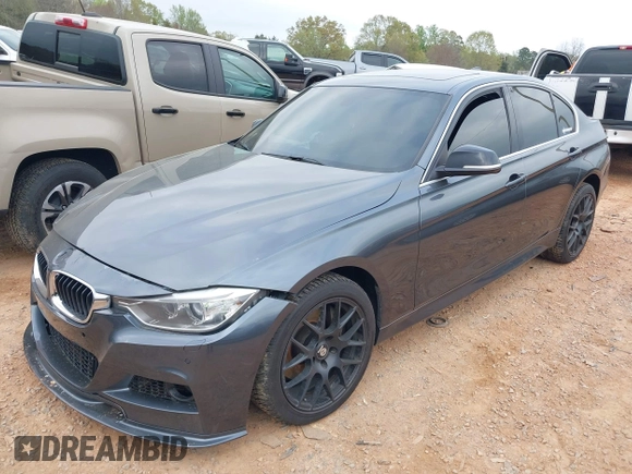 2015 BMW 3 Series 335i xDrive with VIN WBA3B9G56FNR94448, listed as a IAAI auction lot 41948101 with 134,414 mi miles and . Bid and sale history available at carsss.com. Image 17.