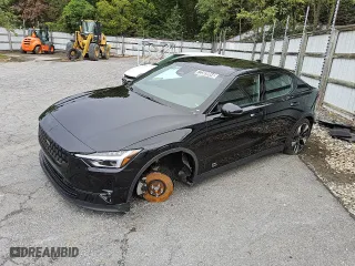 2023 Polestar 2 with VIN YSMEG3KAXPL154091, listed as a Copart auction lot 72589964 with 24,230 mi miles and Salvage Title. Bid and sale history available at carsss.com. Image 1.