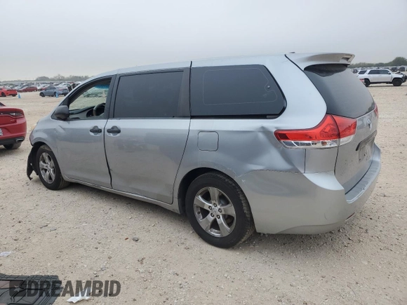 2013 Toyota Sienna L with VIN 5TDZK3DC5DS369785, listed as a Copart auction lot 79842584 with 178,788 mi miles and Salvage Title. Bid and sale history available at carsss.com. Image 2.